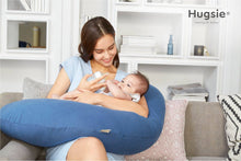 Load image into Gallery viewer, 8-in-1 Maternity Pillow Comfort Series - 100% USA Cotton (Gray Blue)