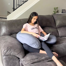 Load image into Gallery viewer, (NEWLY ARRIVED!) 8-in-1 Maternity Pillow Comfort Series - Cooling Touch (Pebble Gray)