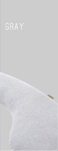 8-in-1 Maternity Pillow Comfort Series - 100% USA Cotton (Gray Melange)