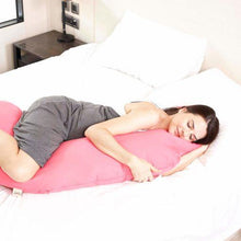 Load image into Gallery viewer, 8-in-1 Maternity Pillow Comfort Series - 100% USA Cotton (Gray Blue)

